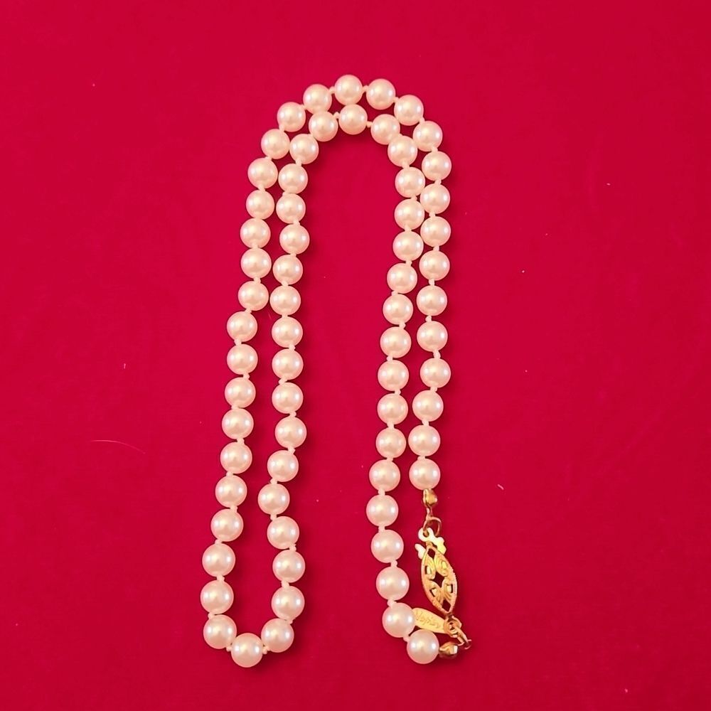 Napier white Pearl Strand Necklace 20 inches